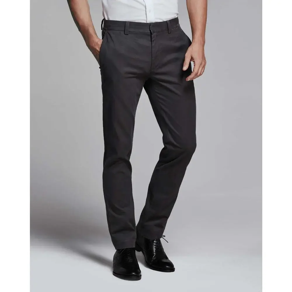 Banana Republic Men's Fulton Chino Rapid Movement Line Slim Fit in Blue 32W 34L